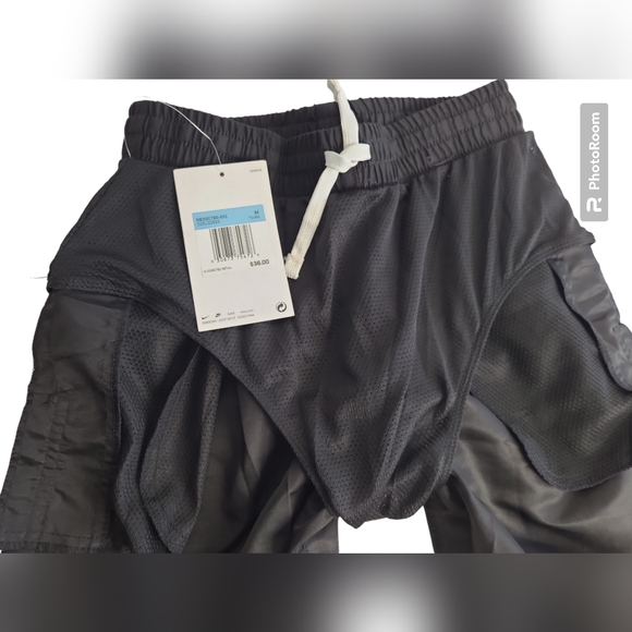 Nike Boy's Volley Board Shorts Surf Black Swim Trunks Medium Liner Pockets New - Picture 9 of 14